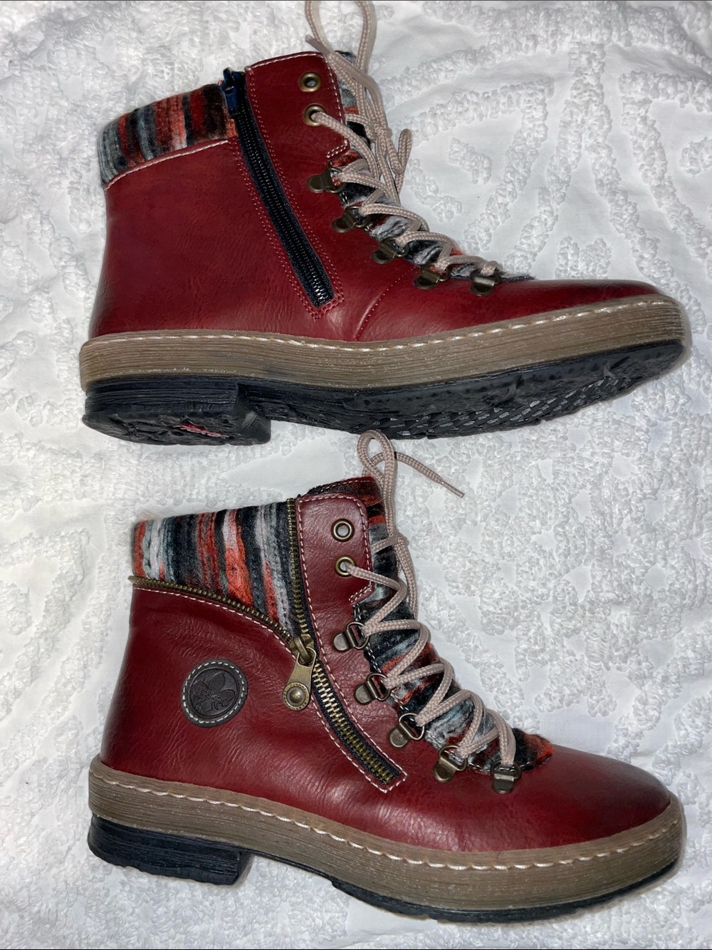 Rieker Felicitas faux leather ankle boots